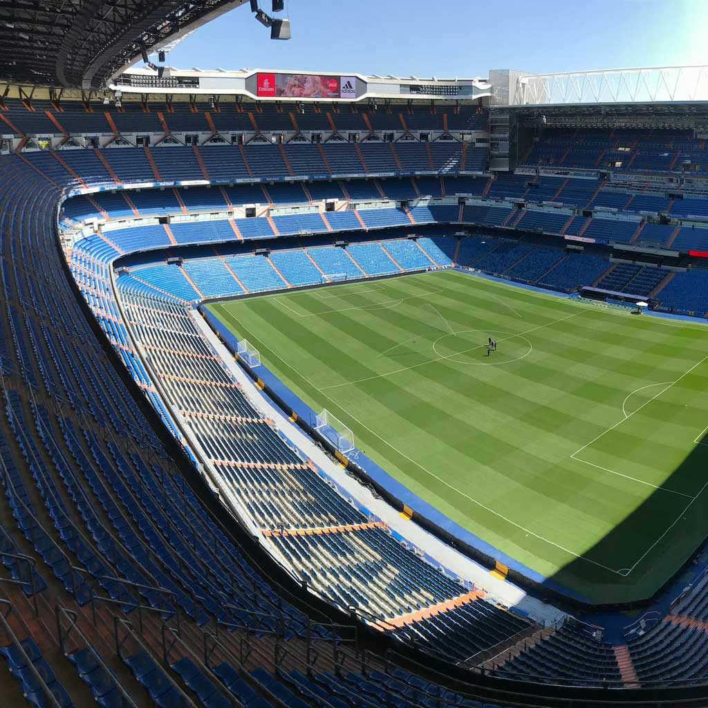 Discover Madrid: Santiago Bernabéu. Football stadiums
