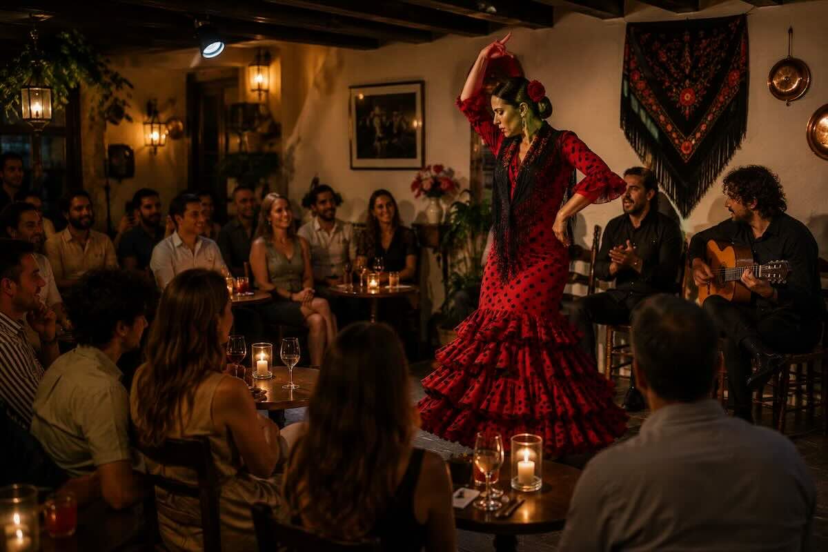Spectacle de flamenco pour entreprise à Madrid