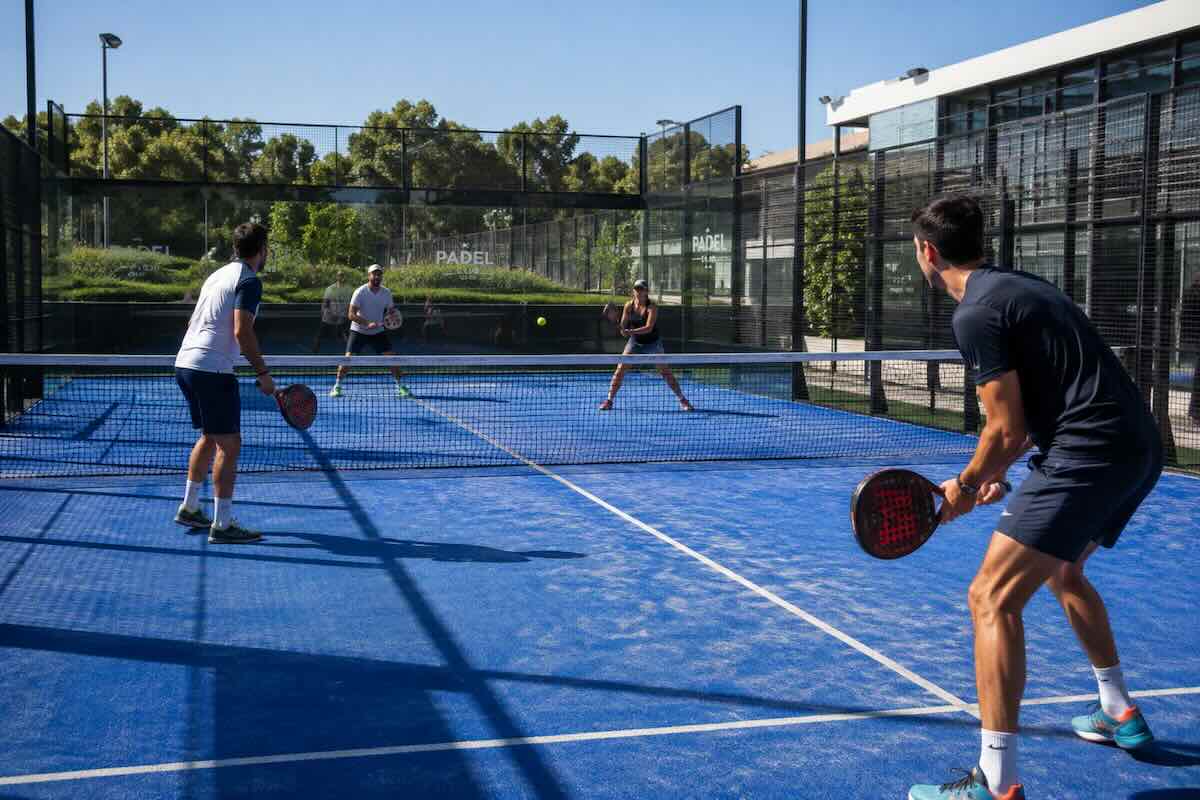 Tournoi de padel pour team building à Madrid
